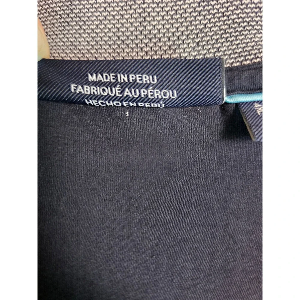 Psycho Bunny Polo Shirt Mens 4XL Navy Blue Pima Cotton Spandex Short Sleeve Logo - Picture 7 of 10